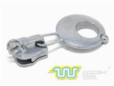 10# Nylon slider with double ring lock and 10407 pull-tab