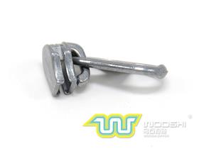 3# metal zipper slider B and 11378 pull-tab