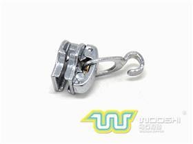 3# Auto lock Metal Zipper slider with Iron Hook