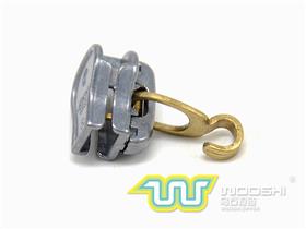 5# Vislon Auto Lock slider with Copper Hook