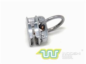 5# Auto Lock Metal zipper slider with 3cm Ring Puller