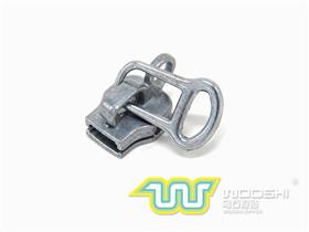 8# nylon slider with single ring lock and 11525 pull-tab