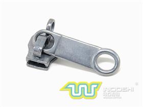 8# nylon slider with single ring lock and 10398 pull-tab