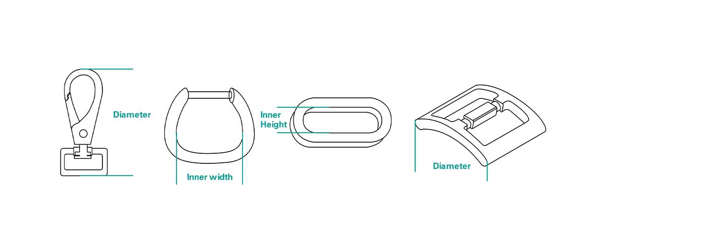 Hardware Accessories Line Drawing