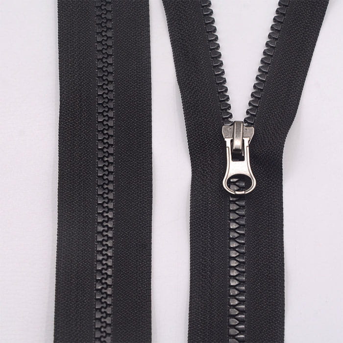 #5 Black Plastic Zipper for Jacket